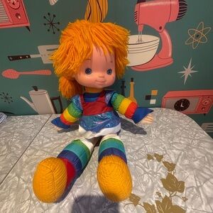 Vintage 1983 Hallmark Rainbow Brite Colorful Plush Doll as is